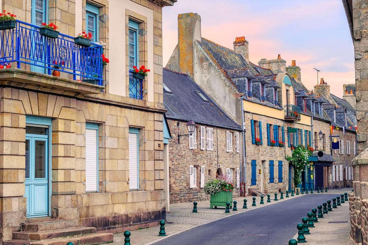 Maison De Pecheur - Coucher De Soleil En Terrasse Vila Plouézocʼh Exterior foto